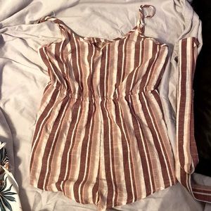 Romper with matching belt!